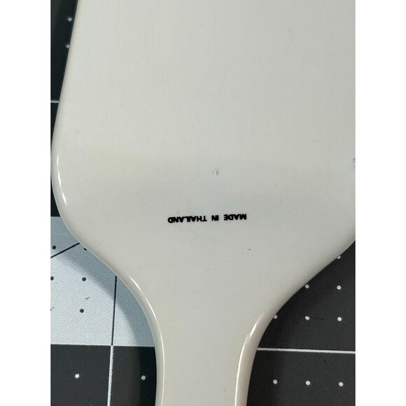 Xmas Holiday Santa & Holly Ceramic Pie Cake Servers 11 " & 10" Festive Kitchen - Picture 10 of 12